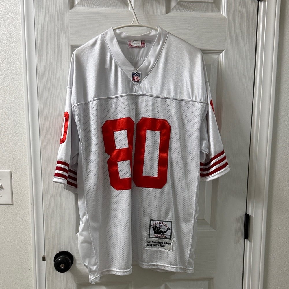 Jerry Rice Mitchell and Ness 1994 Throwbacks Football Jersey size 48!